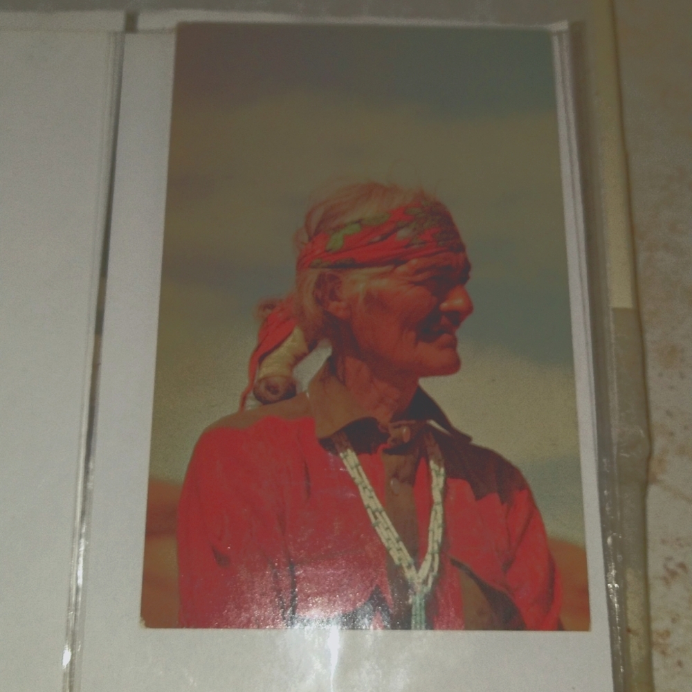 Red Navajo Indian postcard